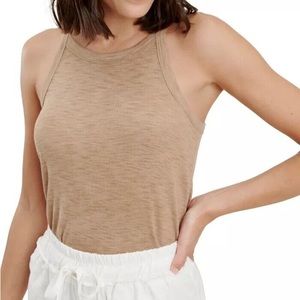 SPLENDID Ribbed Halter Tank
